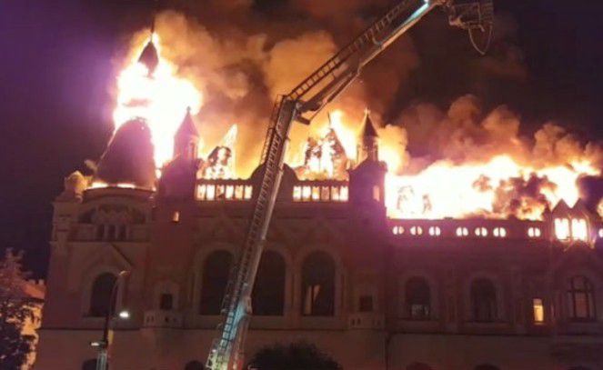 A lángok martaléka lett Debrecen testvérvárosának egyik ékessége