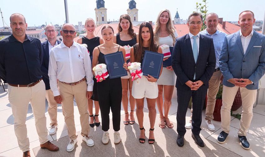 Olimpikonjait köszöntötte Debrecen