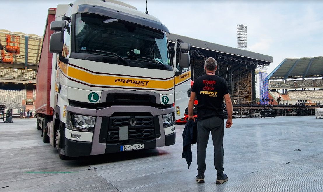 Miért éppen Debrecen? – ezért parkol itt egy francia vállalkozó kamionja