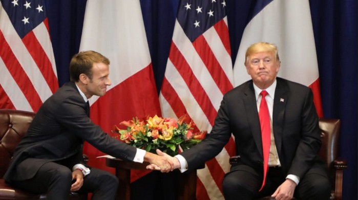 Donald Trump „Twitter-háborút” hirdetett Macron ellen