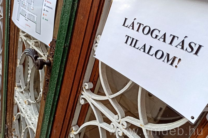 Látogatási tilalom a debreceni klinika egyik részlegén