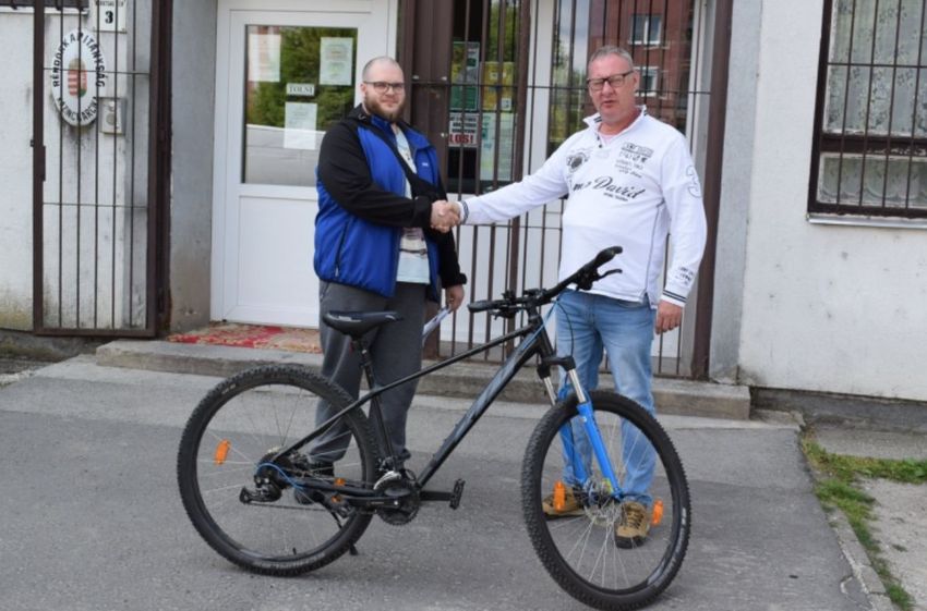 Visszakerült az ellopott bicikli kazincbarcikai tulajdonosához