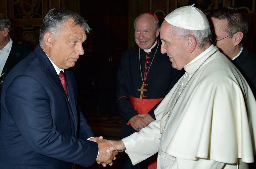Őszentségénél járt Orbán Viktor