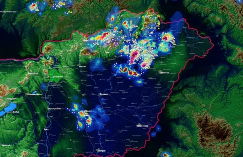 Viharkárok az egész megyében: főleg Miskolcon és Abaújban