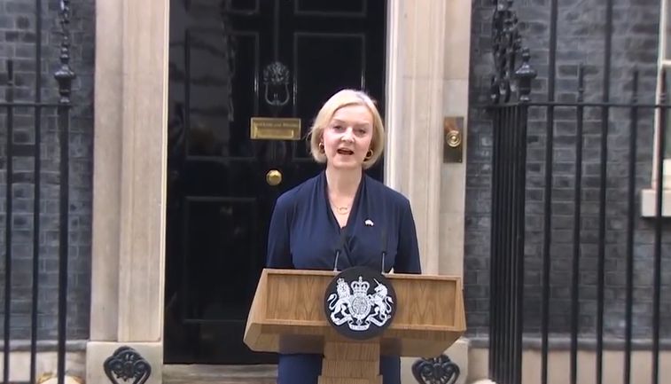 Máris lemondott Liz Truss brit miniszterelnök