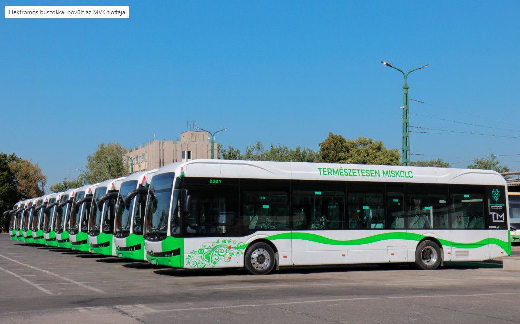 Újabb elektromos és hidrogénhajtású autóbuszokat venne Miskolc