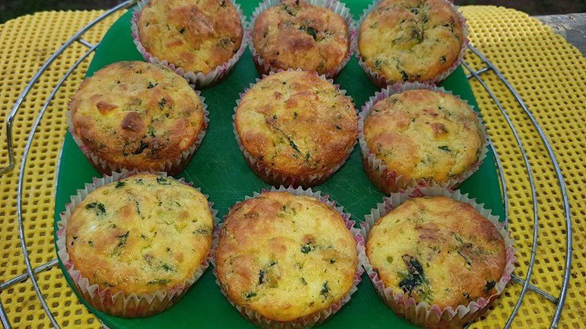Recept: spenótos muffin, ahogy Boros Vali készíti