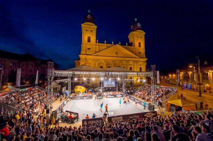 Ismét 3x3-as kosárlabda Debrecen főterén