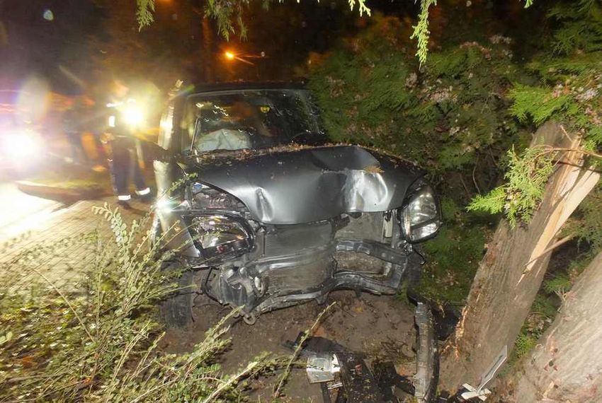 Ittasan vezetett, fának ütközött egy autós Komádiban