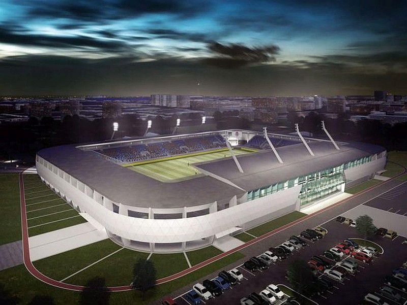 Keresik az új nyíregyházi labdarúgó-stadion megépítőjét