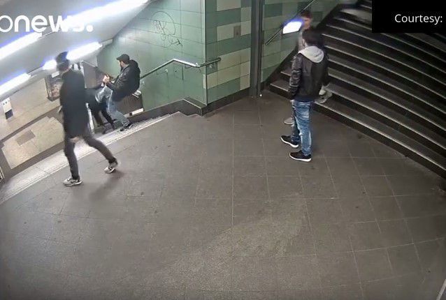 Elkapták a berlini lépcsős támadót