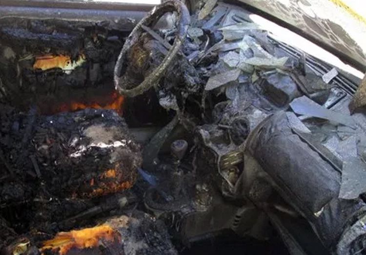 Égő autó okozott riadalmat Berettyóújfalunál