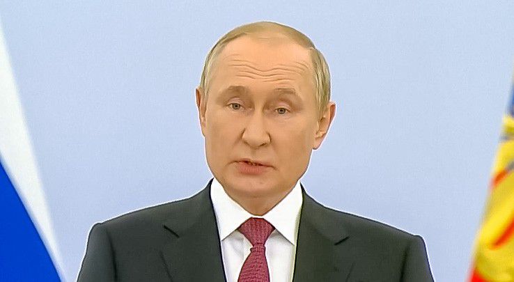 Putyin bejelentette négy ukrán terület bekebelezését