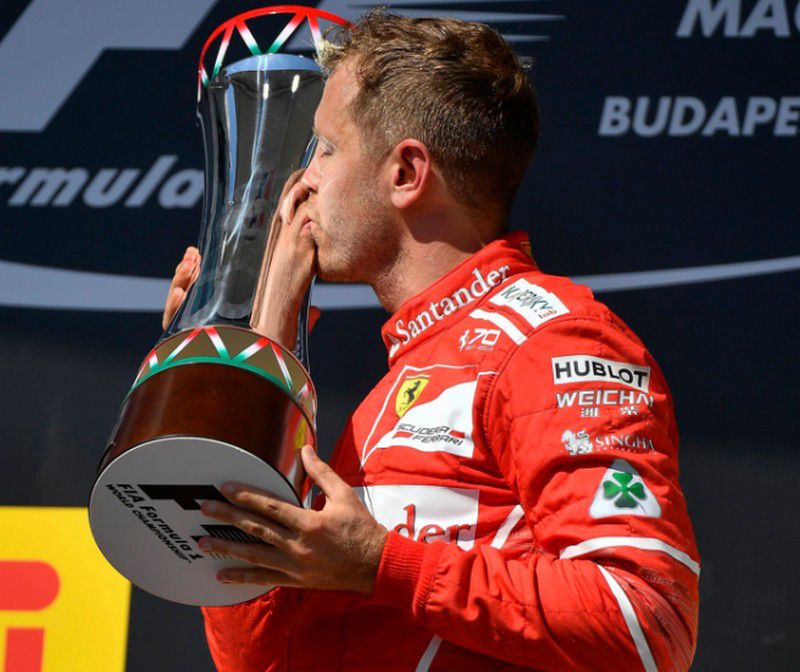 Kettős Ferrari-győzelem a Hungaroringen!