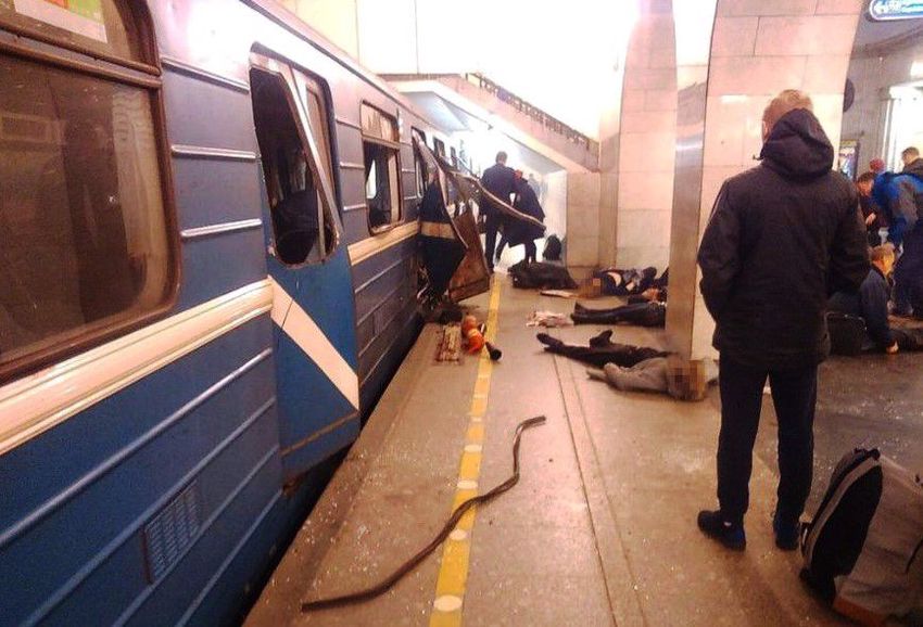 Terrortámadás történt Szentpéterváron