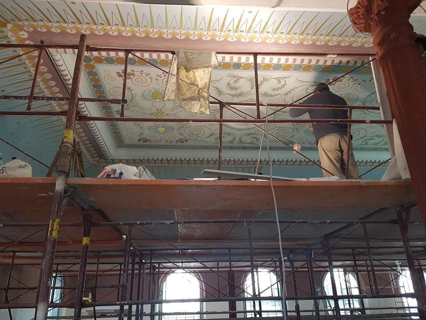 Gőzerővel halad a zsinagóga megújítása Berettyóújfaluban