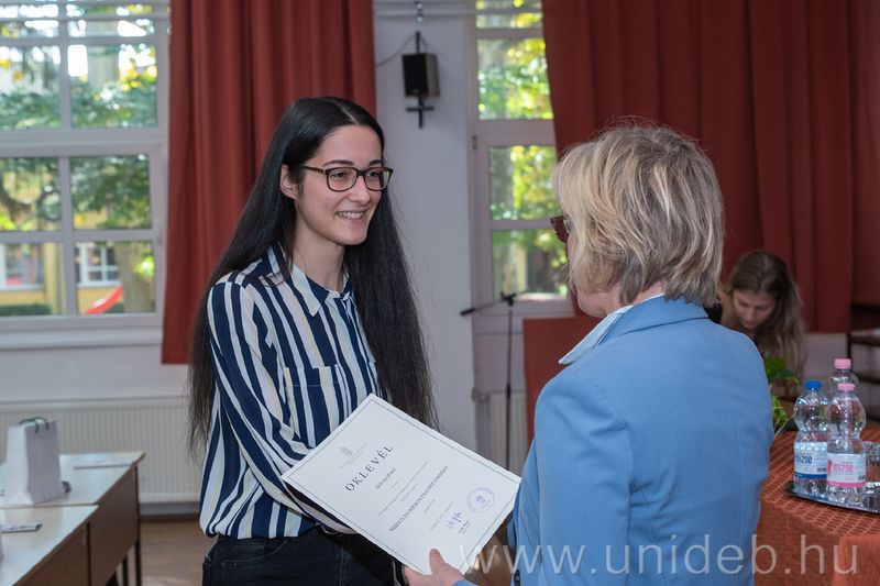 Kiváló hallgatókat díjaztak a Debreceni Egyetemen