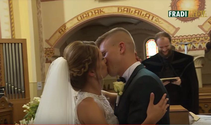 Megnősült Debrecenben a Fradi focistája + VIDEÓ!