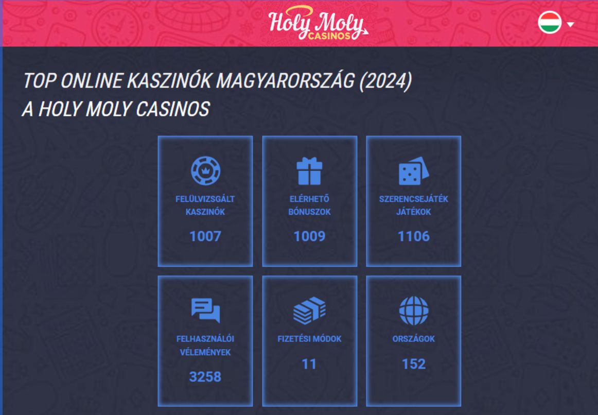 Holy Moly Casinos: szakértői vélemények magyar kaszinójátékosoknak
