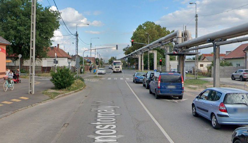 Baleset a Monostorpályi–Vécsey kereszteződésben