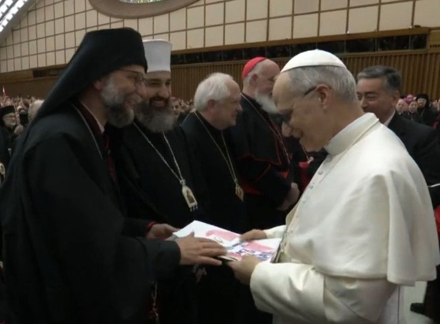 Az első debreceni, aki az új pápával találkozott Az első debreceni, aki az új pápával találkozott