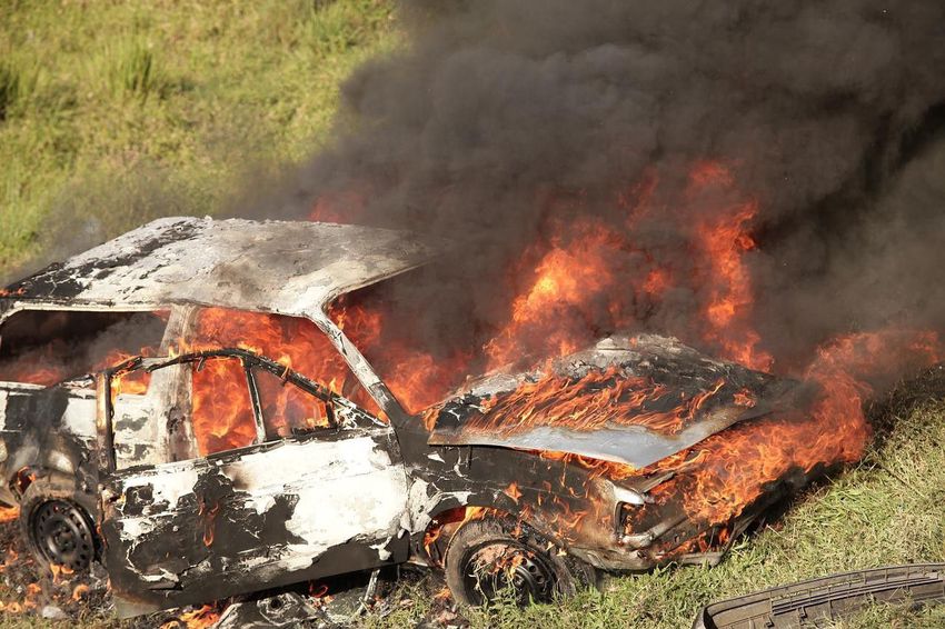 Több autó is lángolt Nyíregyházán