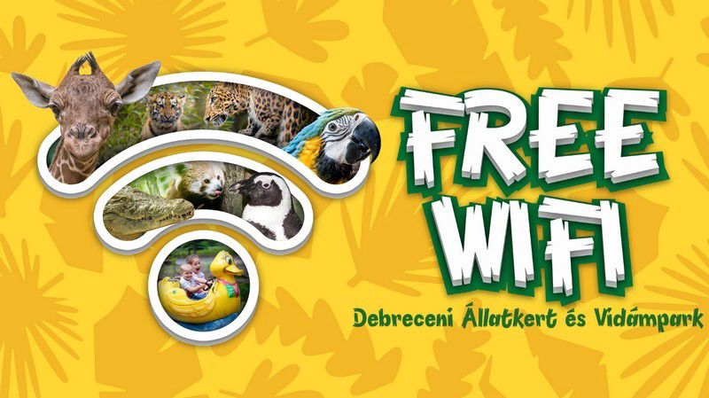 Az országban elsőként a Debreceni Állatkertben ingyenes a wifi