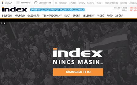 Új útra lép az Index, beintett a NER-nek