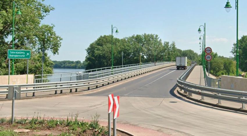 Forgalomkorlátozás a tokaji Tisza-hídon