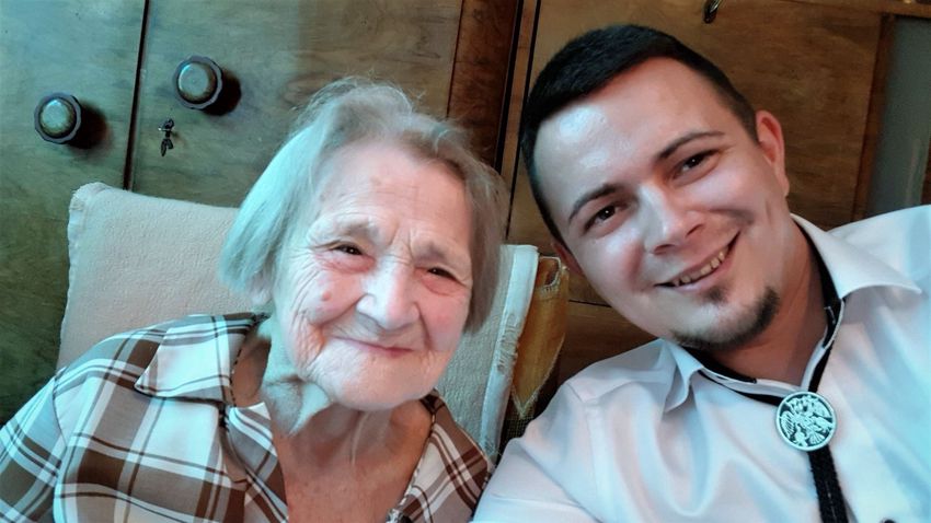 105 éves nénit köszöntöttek Ózdon