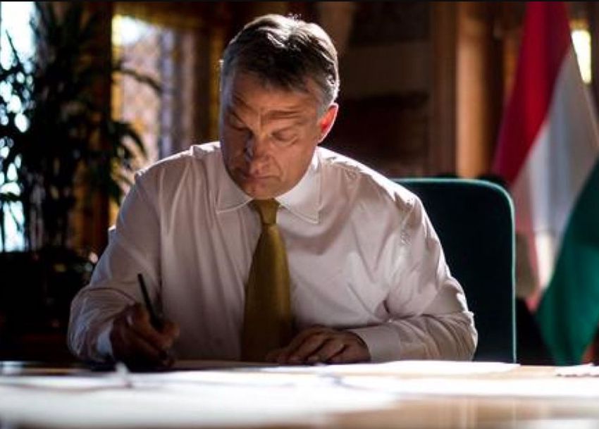 A szivárványról írt cikket Orbán Viktor