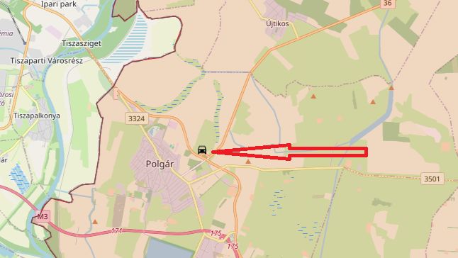 Hármas karambol a 35-ösön, Polgárnál 