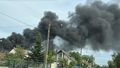 Óriási füsttel égtek a gumik Tokajban