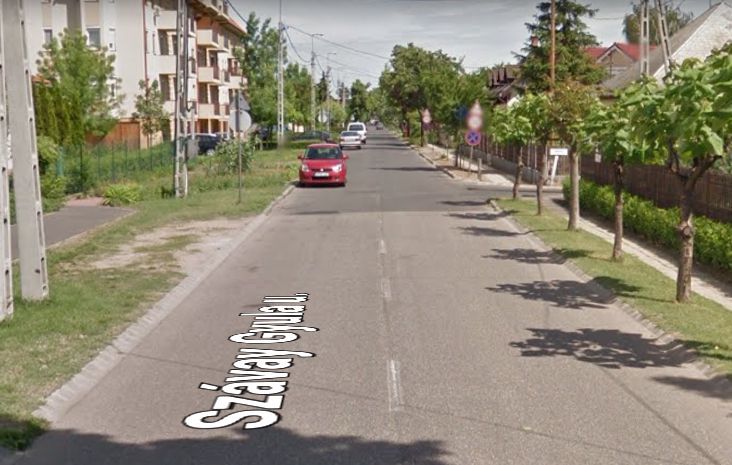 Útjavítás a debreceni Szávay Gyula utcában