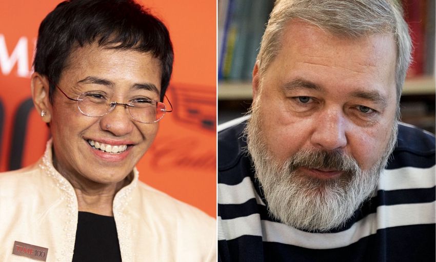 Megosztva, két újságíró kapta a Nobel-békedíjat