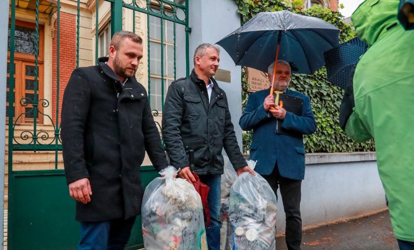 Keresztesy Gergő debreceni jobbikos is tüntetett Budapesten