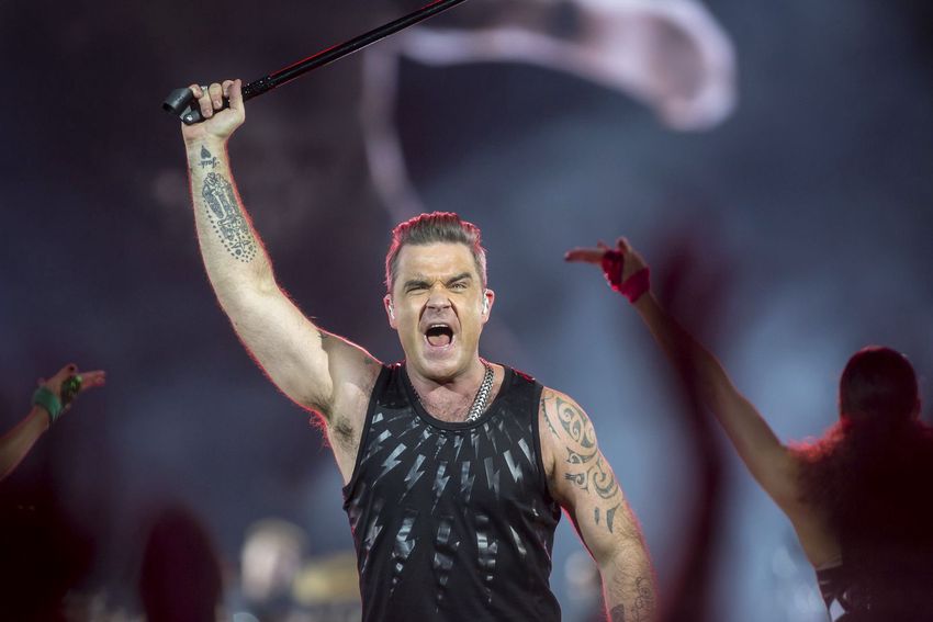 Nagyon odatette magát Robbie Williams Budapesten