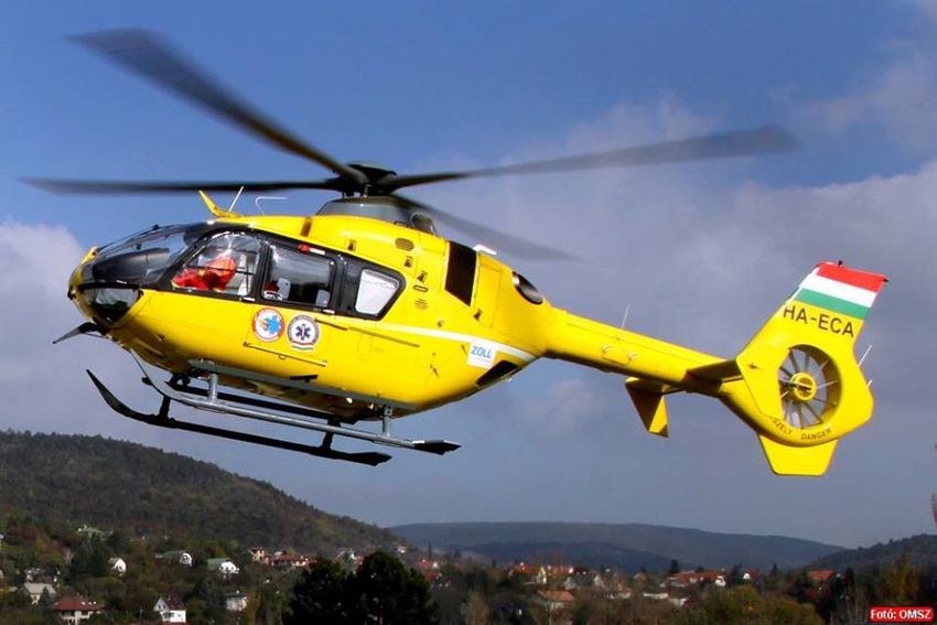 Vérlázító hazugság miatt riasztották a mentőhelikoptert