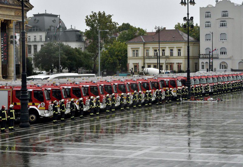 Debrecennek is jut a tűzoltóautókból