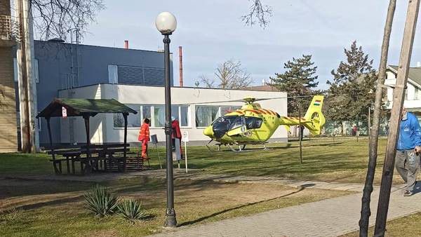 Gyereket vitt a mentőhelikopter a mátészalkai kórházba?