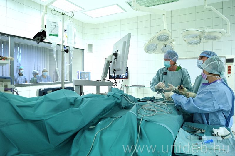 Különleges technikával végzett koponyaműtéteket mutattak be Debrecenben