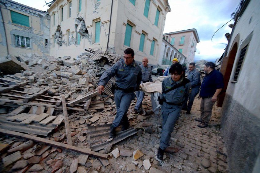 Földrengés Olaszországban