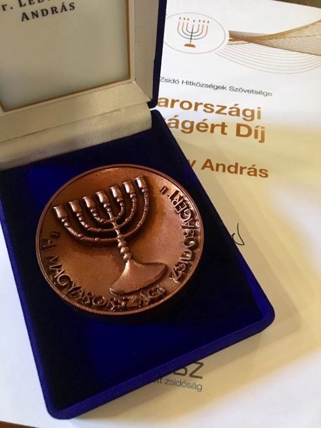 Magyarországi Zsidóságért-díjat kapott a nyíregyházi városvédő