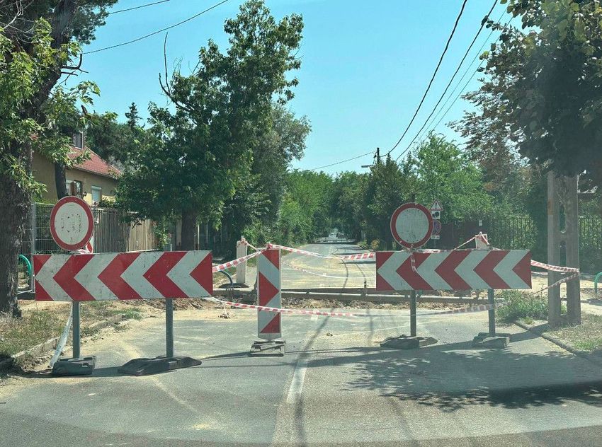 Mégsem nyitják meg a forgalom előtt a Hun utcát