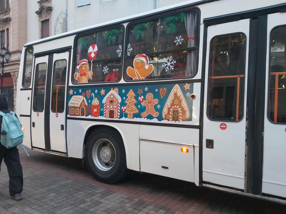 Adventi buszok járják Nyíregyháza utcáit