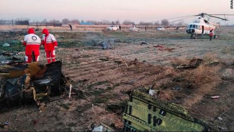 Lezuhant egy ukrán utasszállító gép: 176 halott