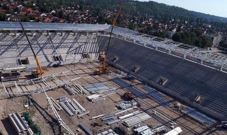 Bokrétaünnepség Miskolcon: halad a stadionépítés